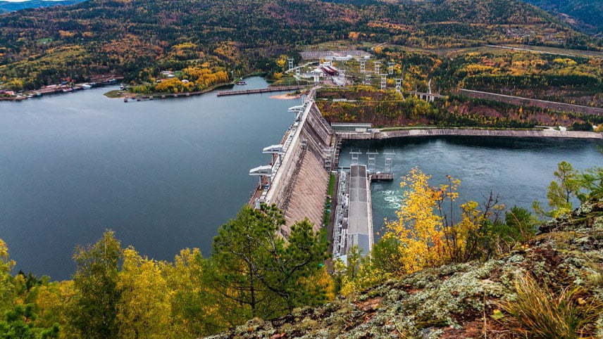 زیباترین سدهای جهان / Krasnojarsk-dam