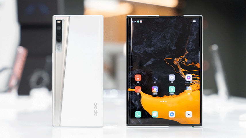 گوشی رول شونده Oppo X 2021