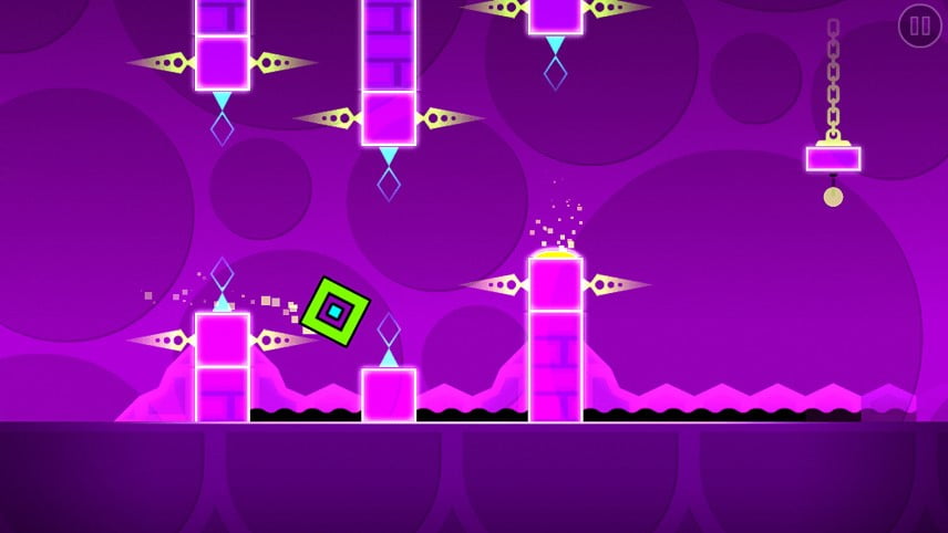 بازی موبایل Geometry Dash/ بازی جئومتری دش/ گرافیک بازی Geometry Dash/ دانلود بازی geometry dash sub zero
