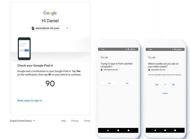 Google 2 Step Verification / احراز هویت ۲ مرحلهای جیمیل