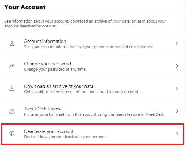 How to delete twitter account / حذف اکانت توییتر