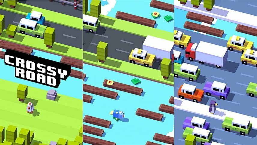 دانلود بازی دونفره - بازی آنلاین دو نفره Crossy Road