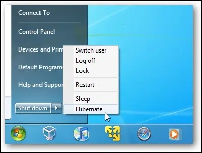 تنظیمات هایبرنیت ويندوز / فعال كردن hibernate ويندوز