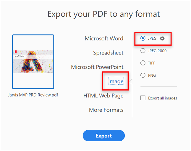 آموزش تبدیل PDF به عکس