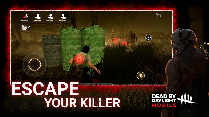 بازی دونفره گوشی - بازی چند نفره ترسناک Dead by Daylight
