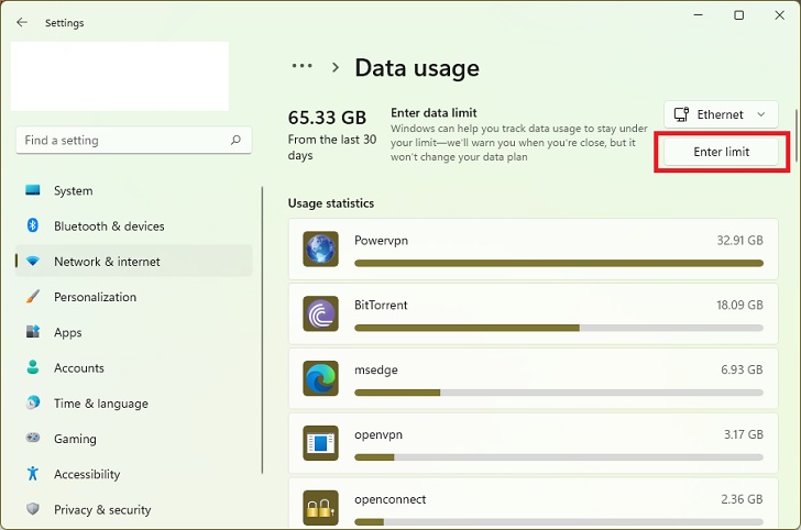کنترل مصرف حجم اینترنت ویندوز / کاهش مصرف اینترنت در کامپیوتر
