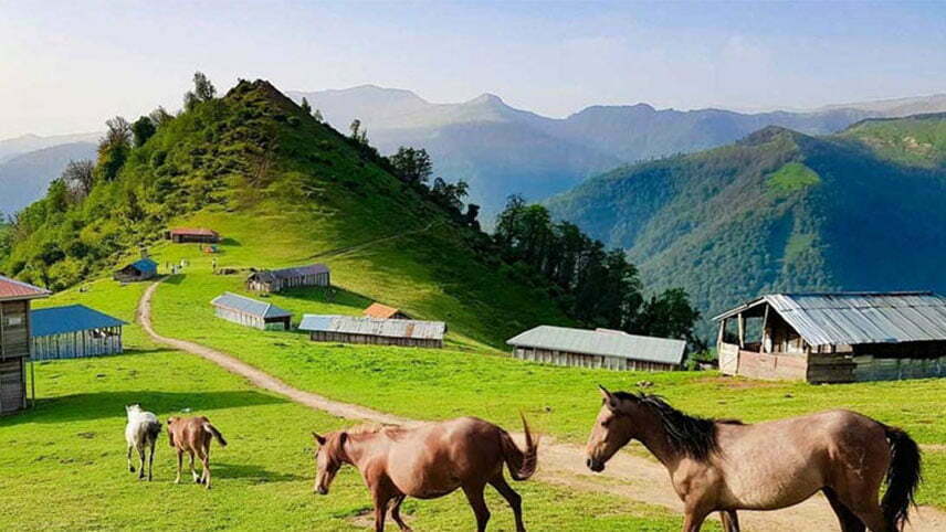 ماسال / خنکترین شهر ایران در تابستان
