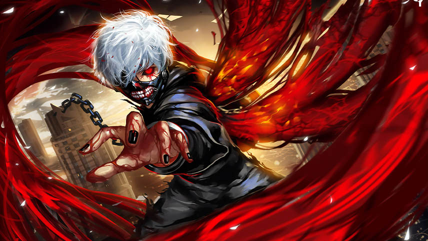 Tokyo ghoul / انیمه های سریالی برتر جهان / بهترین انیمه های سریالی تاریخ