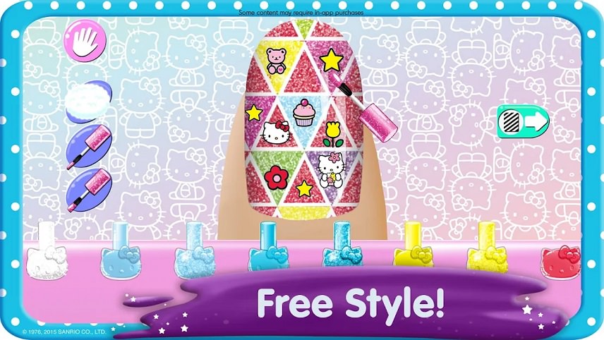 نصب بازی دخترانه ایرانی - بازی Hello Kitty Nail Salon