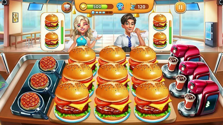 بهترین بازی های دخترانه - بازی Cooking City