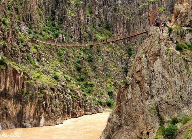 پل های معلق در ایران پیر تقی / پل های معلق اردبیل