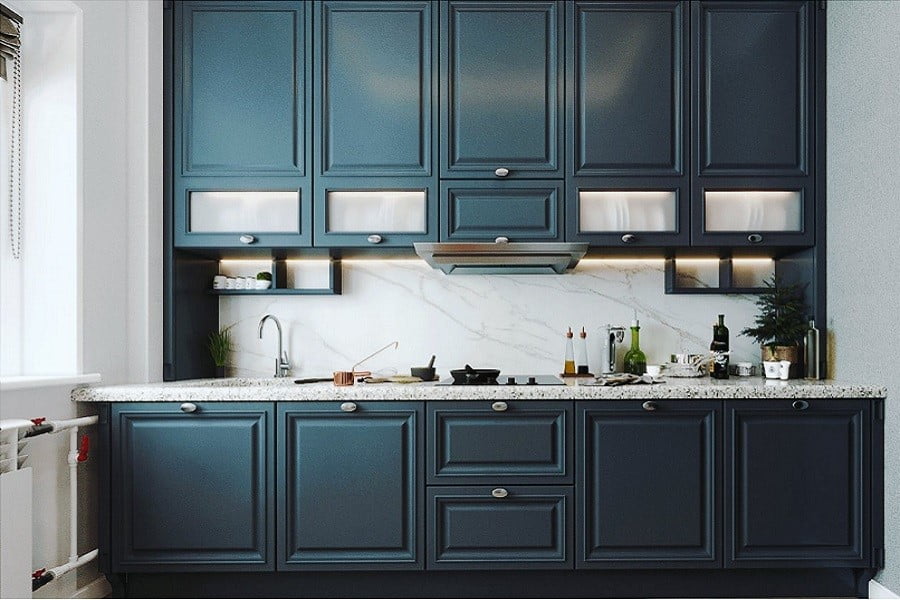 انتخاب رنگ کابینت نئوکلاسیک