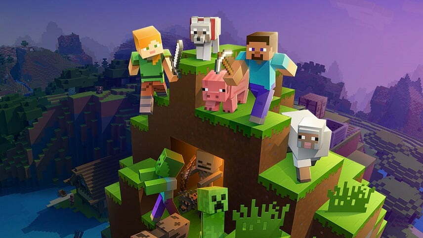 ماینکرفت (Minecraft) / بازی پی اس فور مخصوص کودکان / بهترین بازی های کودکانه PS4
