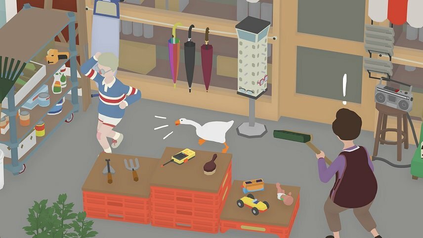 بازی غاز بینام (Untitled Goose Game) / بازی پلی استیشن ۴ مناسب کودکان / بهترین بازی ps4 برای کودکان