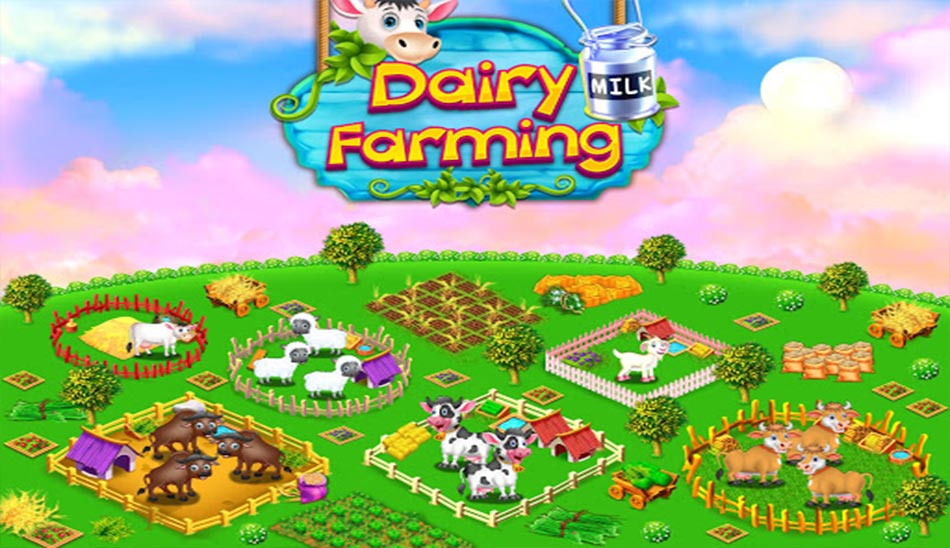 10. بازی Dairy Farm بازی مزرعه داری بدون اینترنت پول بی نهایت