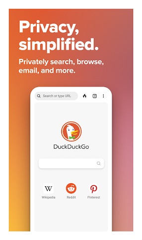 بهترین اپلیکیشن موبایل اندروید - DuckDuckGo