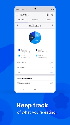 بهترین اپلیکیشن موبایل اندروید - برنامه MyFitnessPal