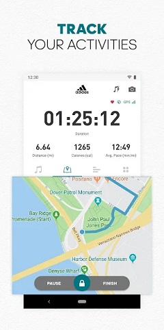 بهترین اپلیکیشن موبایل اندروید - Adidas Running by Runtastic