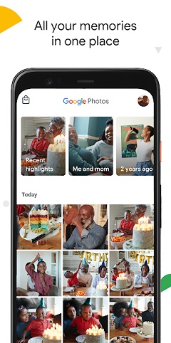 برترین نرم افزارهای گوشی اندروید - اپ Google Photos