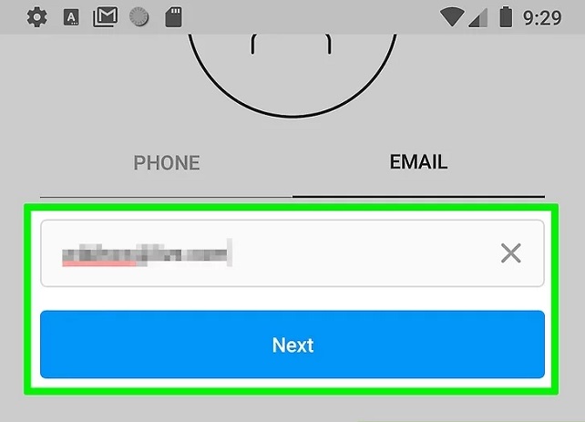 راه اندازی اینستاگرام با ایمیل - ثبت نام در اینستا با جیمیل