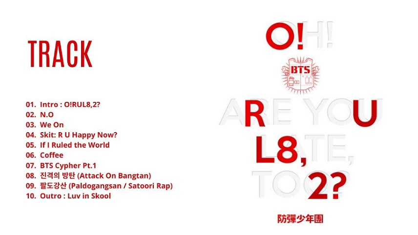 بهترین آهنگ های bts - بهترین آهنگ های bts - مینی آلبوم ?O!RUL8,2