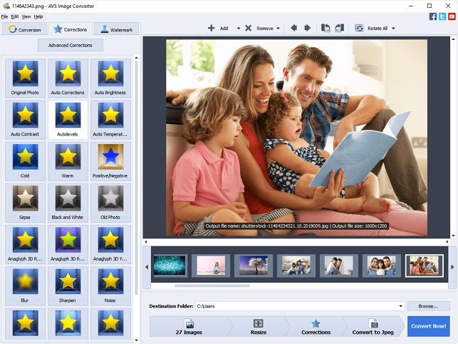 برنامه های تبدیل فرمت عکس - مبدل فرمت تصاویر AVS Image Converter