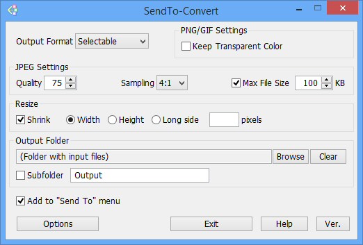 نرم افزارهای image convertor - تبدیل فرمت عکس به jpg اندروید آنلاین SendTo-Convert