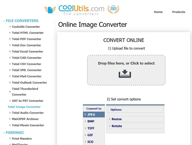 برنامه های تبدیل فرمت عکس CoolUtils Online Image Converter - تبدیل عکس به فرمت png برای اندروید