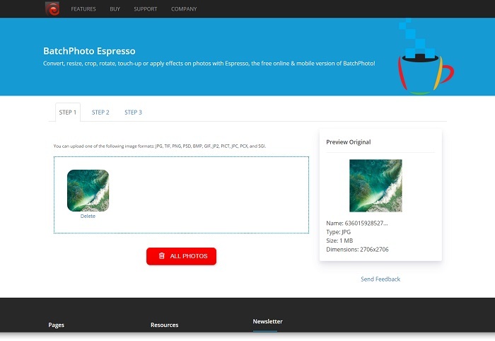 نرم افزارهای image convertor - BatchPhoto Espresso