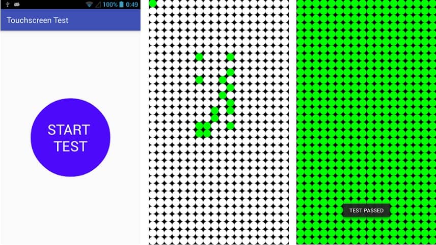 Touchscreen-Test- تست سلامت صفحه نمایش گوشی