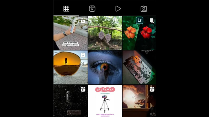 قابلیت جدید اینستاگرام profile grid