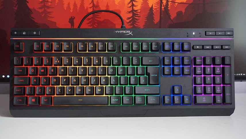 کیبورد گیمینگ rgb ارزان- HyperX Alloy Core RGB
