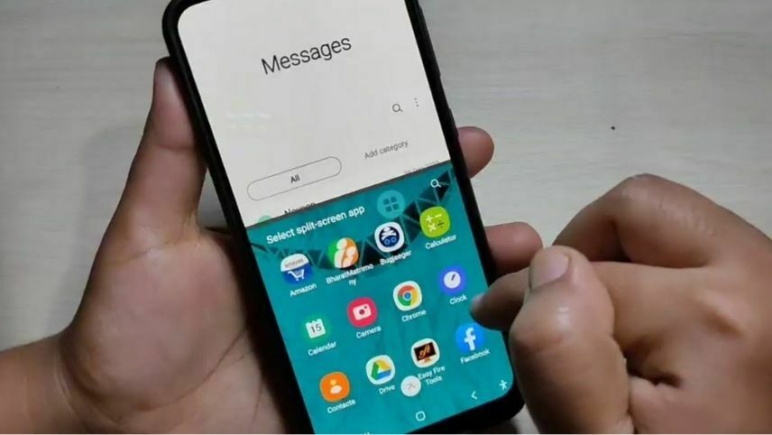 ترفندهای گوشی سامسونگ A10S split screen
