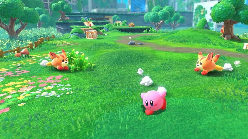 بهترین بازی های 2022 - کربی و سرزمین فراموش شده (Kirby and the Forgotten Land)
