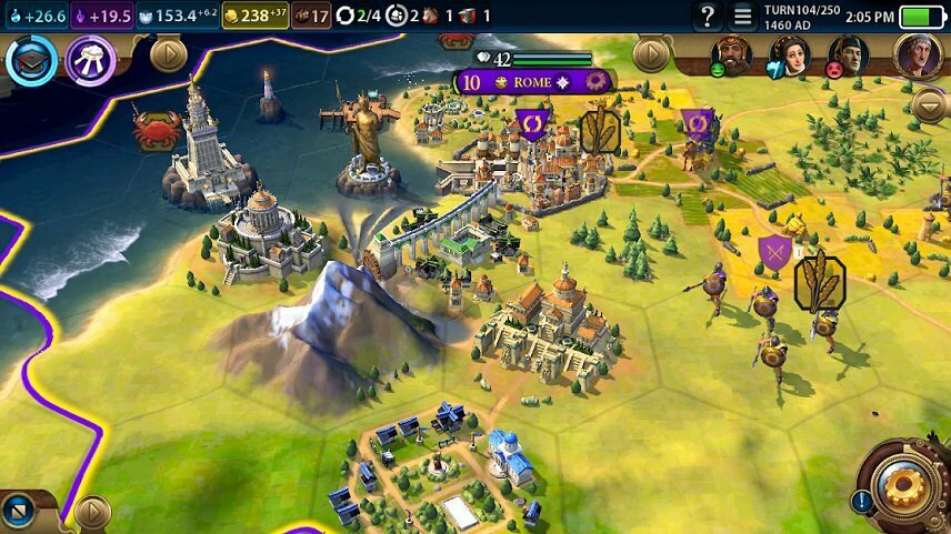 بهترین بازی های اندروید 2022 - Civilization VI