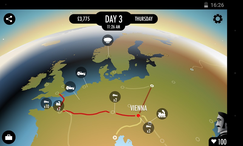 بهترین بازی اندروید ۲۰۲۲ - 80 Days