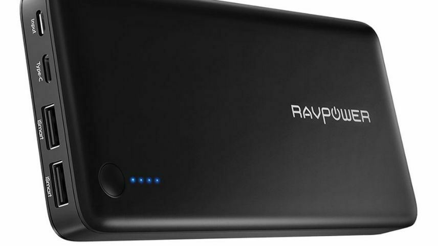 بهترین پاور بانک دنیا - پاوربانک راوپاور (RAVPower) با ظرفیت 22,000 میلیآمپر ساعت