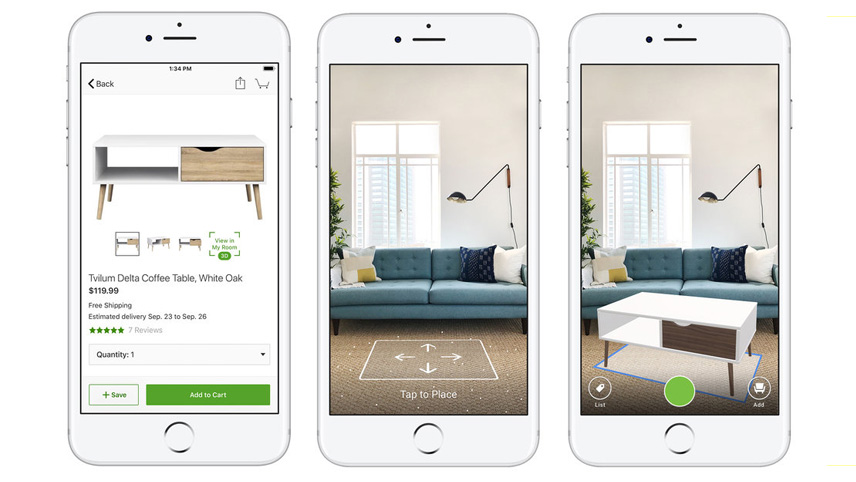لنز واقعیت افزوده - houzz