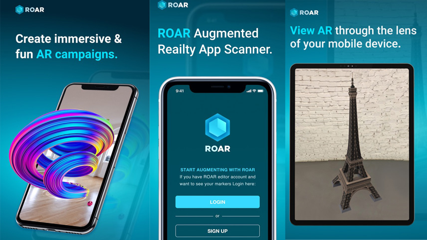 لنز واقعیت افزوده برای اندروید - roar