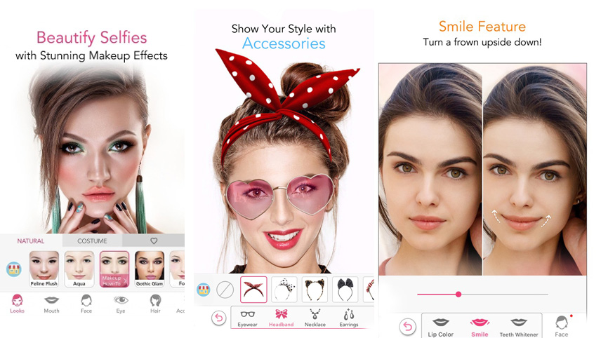 دانلود برنامه لنز واقعیت افزوده - youcam makeup