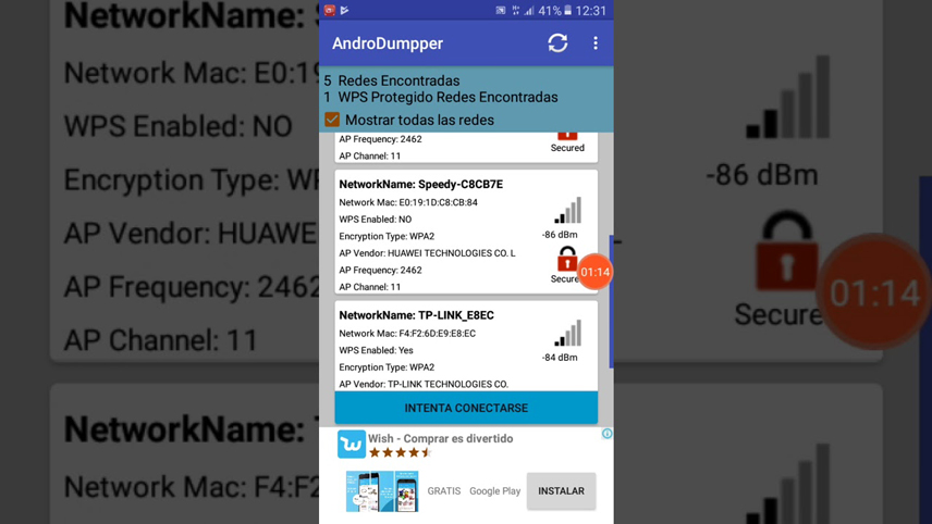 بهترین برنامه هک وای فای - اپلیکیشن AndroDumpper