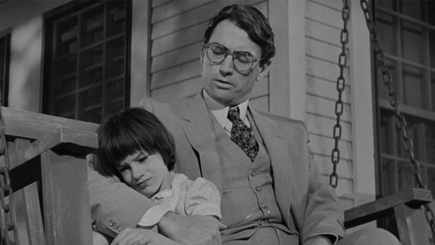 پدران ماندگار فیلم های سینمایی - آتیکیس فینچ در فیلم (1962) to kill a mockingbird
