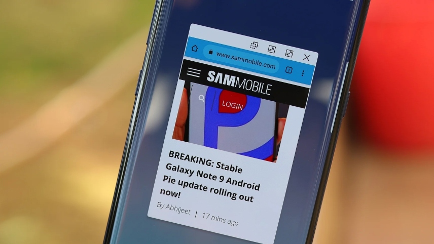 تنظیمات گوشی ای ۳۰ اس - Smart pop-up view