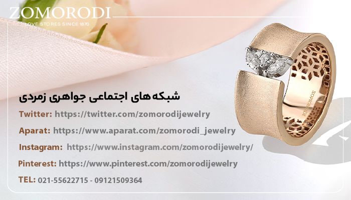انگشتر طلا زمردی از کالکشن فراکتال کد 9692