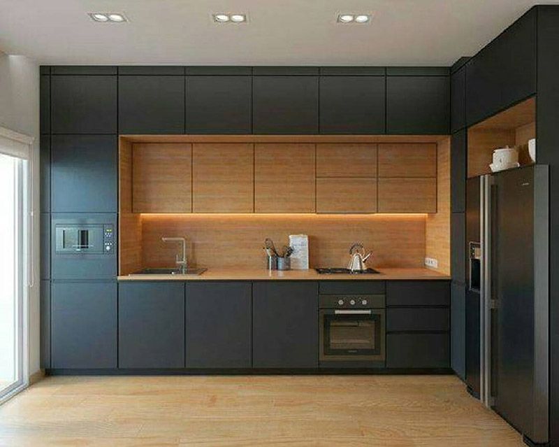 کابینت آشپزخانه خاکستری