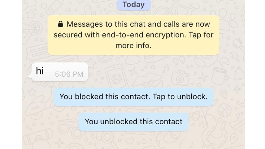 فرق گزارش اسپم و بلاک در واتساپ