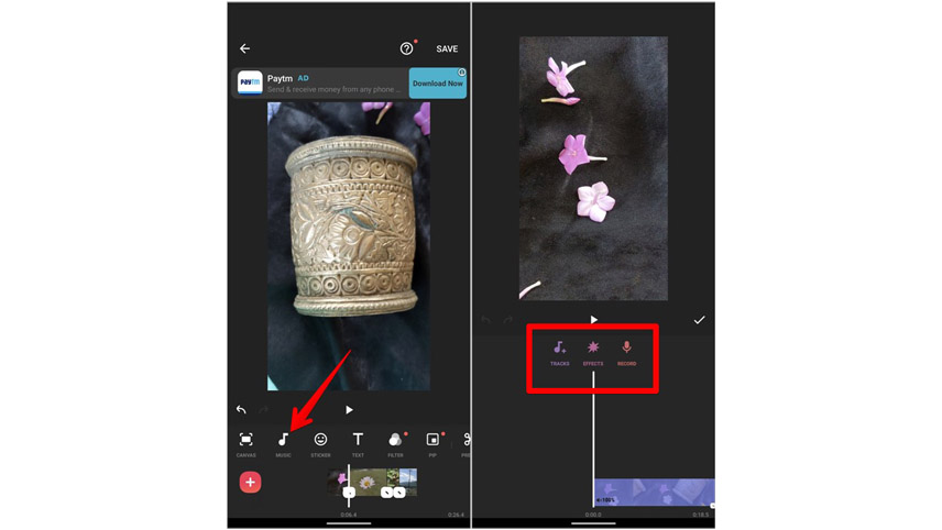 آموزش برنامه اینشات
