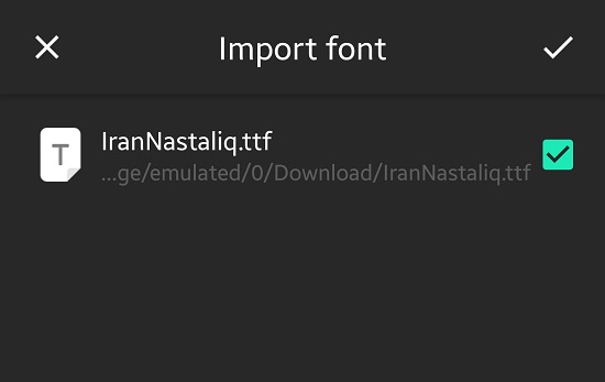 تغییر فونت نستعلیق در اینستا / فونت نستعلیق در اینستاگرام شیائومی
