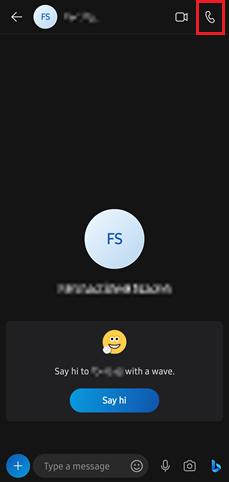ماس صوتی در اسکایپبا ای او اس

