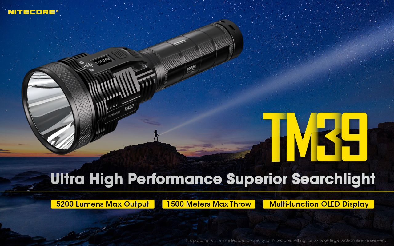بررسی چراغ قوه یک کیلومتری TM39 نایتکر